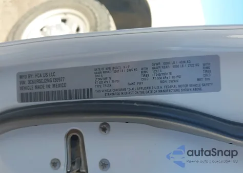 2022 Ram 2500 Tradesman 4X4 6'4 Box from USA, damaged, VIN 3C6UR5CJ2NG130977